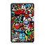 Case2go - Tablet hoes geschikt voor Lenovo Tab One - 8.7 Inch - Tri-Fold Book Case - Auto/Wake functie - Grafitti