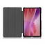 Case2go - Tablet hoes geschikt voor Lenovo Tab One - 8.7 Inch - Tri-Fold Book Case - Auto/Wake functie - Grafitti