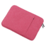 Case2go - Laptop Sleeve geschikt voor Macbook, Laptop en Chromebook - Met extra Vak - Laptoptas - Laptophoes - 15.6 Inch - Rood