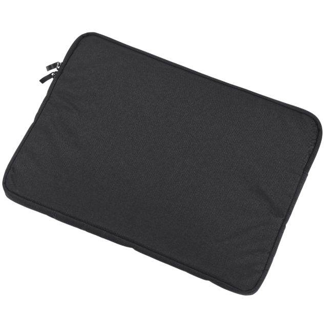 Case2go - Laptop Sleeve geschikt voor Macbook, Laptop en Chromebook - Met extra Vak - Laptoptas - Laptophoes - 14 Inch - Zwart