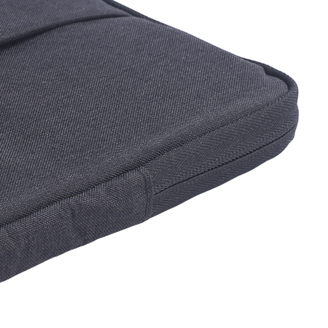 Case2go - Laptop Sleeve geschikt voor Macbook, Laptop en Chromebook - Met extra Vak - Laptoptas - Laptophoes - 14 Inch - Zwart