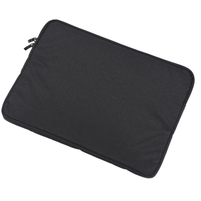 Case2go - Laptop Sleeve geschikt voor Macbook, Laptop en Chromebook - Met extra Vak - Laptoptas - Laptophoes - 15.6 Inch - Zwart