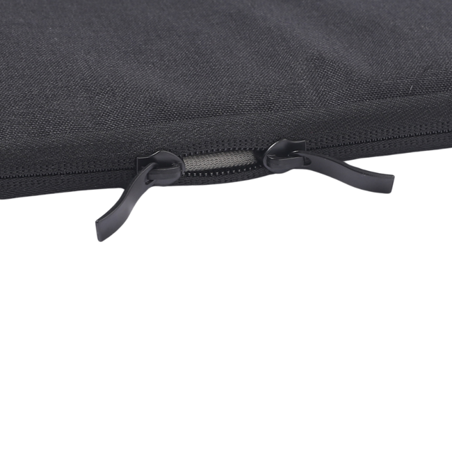 Case2go - Laptop Sleeve geschikt voor Macbook, Laptop en Chromebook - Met extra Vak - Laptoptas - Laptophoes - 15.6 Inch - Zwart