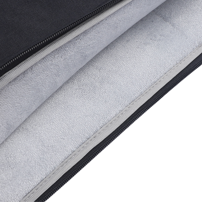 Case2go - Laptop Sleeve geschikt voor Macbook, Laptop en Chromebook - Met extra Vak - Laptoptas - Laptophoes - 15.6 Inch - Zwart