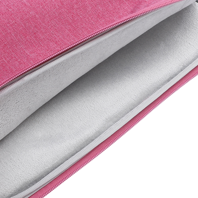 Case2go - Laptop Sleeve geschikt voor Macbook, Laptop en Chromebook - Met extra Vak - Laptoptas - Laptophoes - 13 Inch - Rood