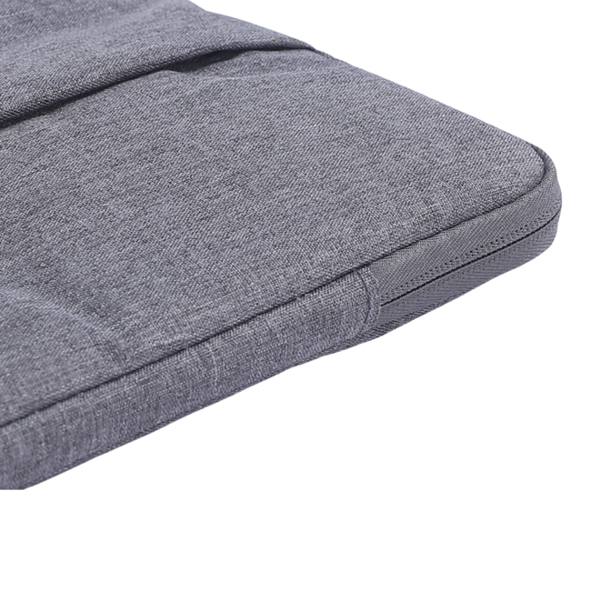 Case2go - Laptop Sleeve geschikt voor Macbook, Laptop en Chromebook - Met extra Vak - Laptoptas - Laptophoes - 14 Inch - Donker Grijs