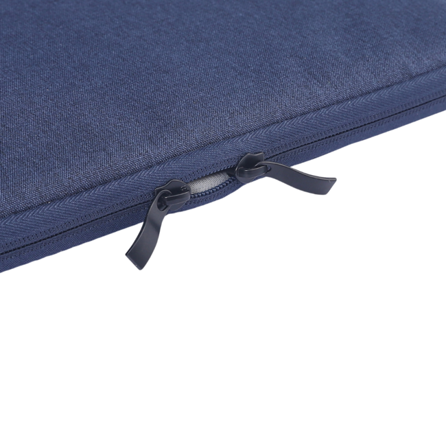 Case2go - Laptop Sleeve geschikt voor Macbook, Laptop en Chromebook - Met extra Vak - Laptoptas - Laptophoes - 12 Inch - Donker Blauw