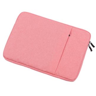 Case2go Case2go - Laptop Sleeve geschikt voor Macbook, Laptop en Chromebook - Met extra Vak - Laptoptas - Laptophoes - 12 Inch - Roze