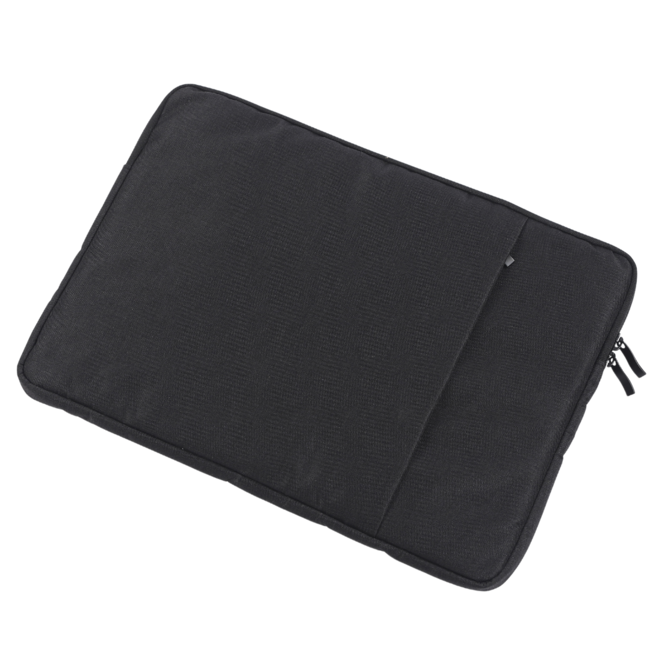 Case2go - Laptop Sleeve geschikt voor Macbook, Laptop en Chromebook - Met extra Vak - Laptoptas - Laptophoes - 13 Inch - Zwart