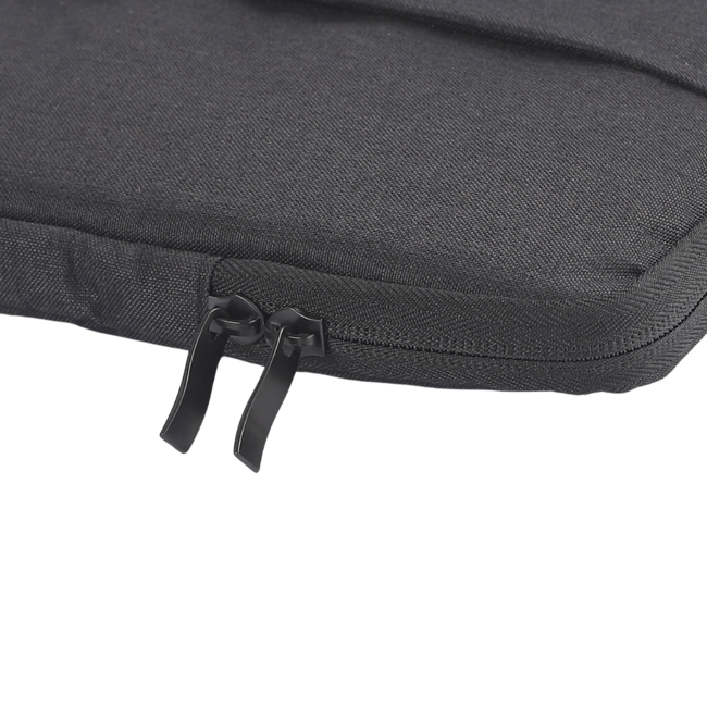 Case2go - Laptop Sleeve geschikt voor Macbook, Laptop en Chromebook - Met extra Vak - Laptoptas - Laptophoes - 13 Inch - Zwart