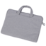 Case2go - Laptop Sleeve geschikt voor Macbook, Laptop en Chromebooks - Met extra vak - Met Handvat - Laptoptas - 12 Inch - Licht Grijs