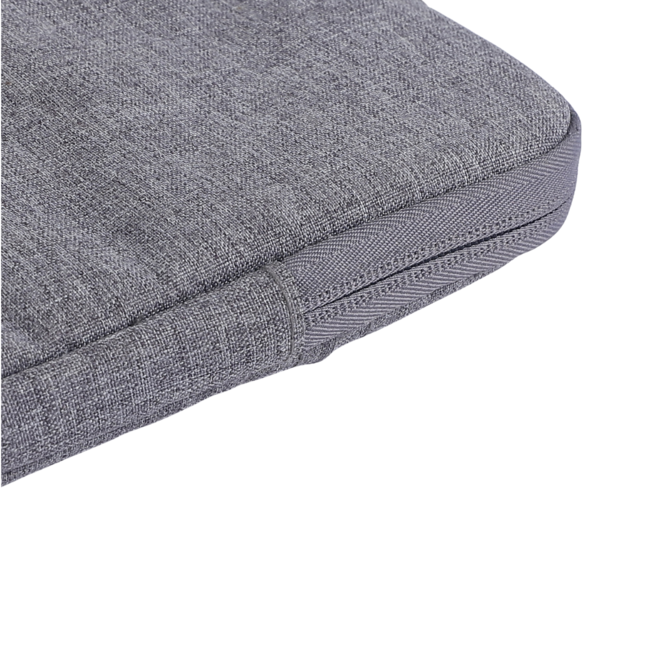 Case2go - Laptop Sleeve geschikt voor Macbook, Laptop en Chromebooks - Met extra vak - Met Handvat - Laptoptas - 15.6 Inch - Donker Grijs