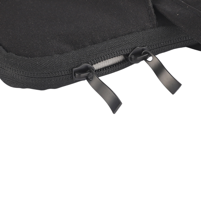 Case2go - Laptop Sleeve geschikt voor Macbook, Laptop en Chromebooks - Met extra vak - Met Handvat - Laptoptas - 14 Inch - Zwart