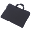 Case2go - Laptop Sleeve geschikt voor Macbook, Laptop en Chromebooks - Met extra vak - Met Handvat - Laptoptas - 15.6 Inch - Zwart