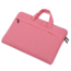 Case2go - Laptop Sleeve geschikt voor Macbook, Laptop en Chromebooks - Met extra vak - Met Handvat - Laptoptas - 15.6 Inch - Roze