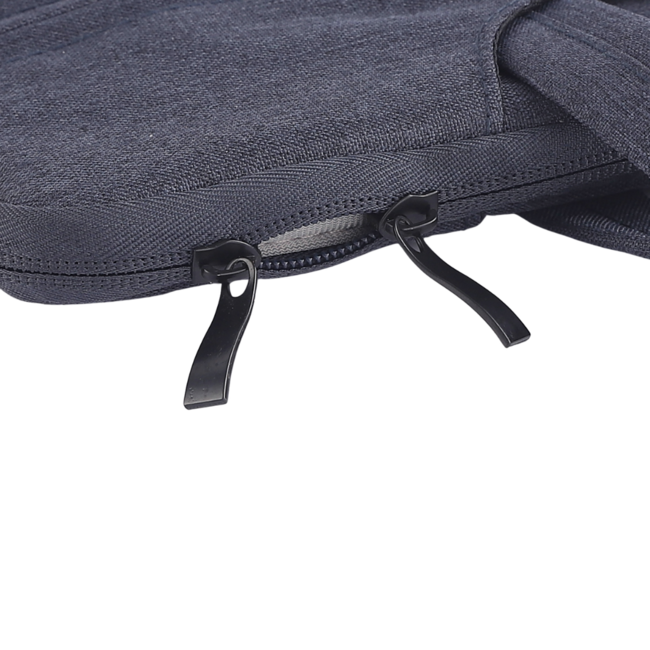 Case2go - Laptop Sleeve geschikt voor Macbook, Laptop en Chromebooks - Met extra vak - Met Handvat - Laptoptas - 14 Inch - Donker Blauw