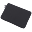 Case2go - Laptop Sleeve geschikt voor Macbook, Laptop en Chromebook - Met extra Vak - Laptoptas - Laptophoes - 15.6 Inch - Zwart