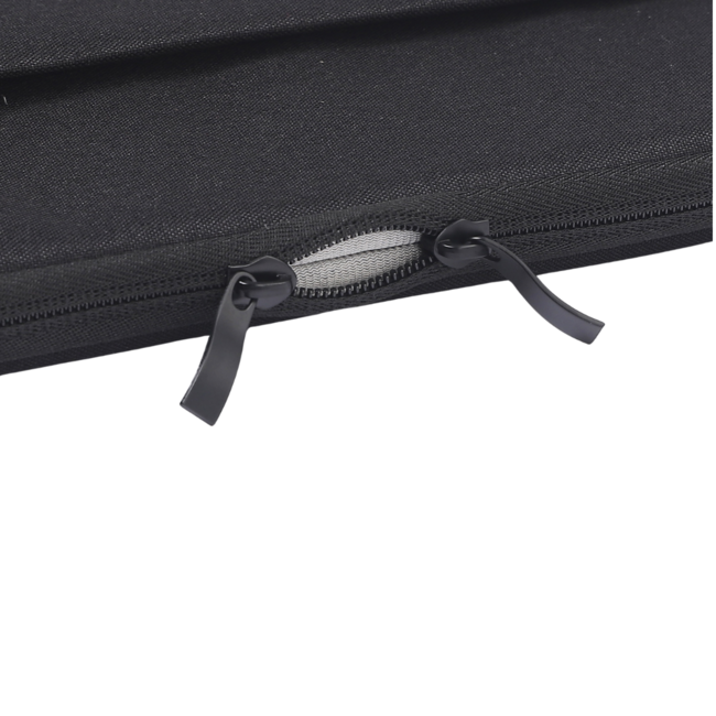 Case2go - Laptop Sleeve geschikt voor Macbook, Laptop en Chromebook - Met extra Vak - Laptoptas - Laptophoes - 15.6 Inch - Zwart