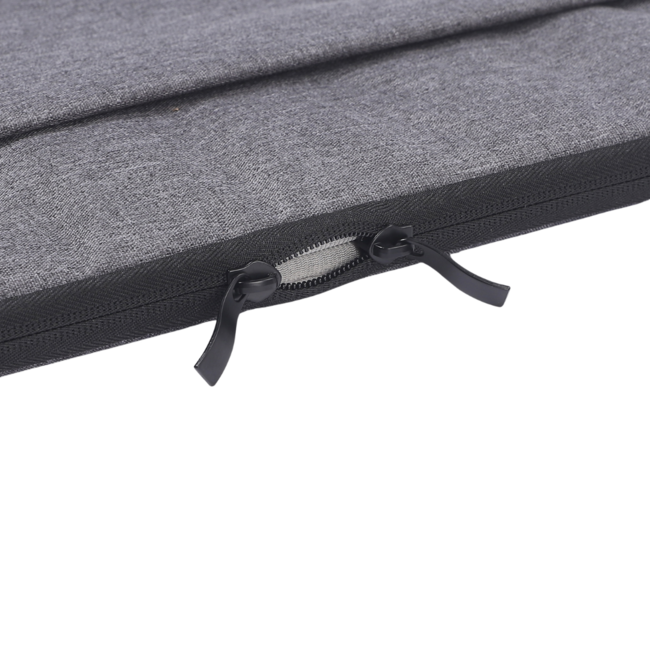 Case2go - Laptop Sleeve geschikt voor Macbook, Laptop en Chromebook - Met extra Vak - Laptoptas - Laptophoes - 13 inch - Donker Grijs