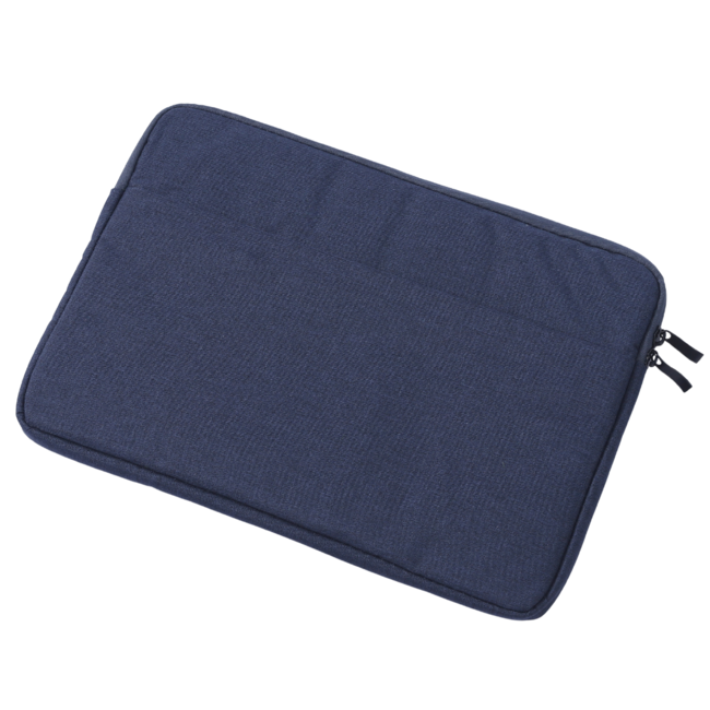 Case2go - Laptop Sleeve geschikt voor Macbook, Laptop en Chromebook - Met extra Vak - Laptoptas - Laptophoes - 12 Inch - Donker Blauw