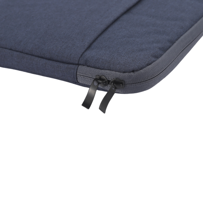 Case2go - Laptop Sleeve geschikt voor Macbook, Laptop en Chromebook - Met extra Vak - Laptoptas - Laptophoes - 12 Inch - Donker Blauw