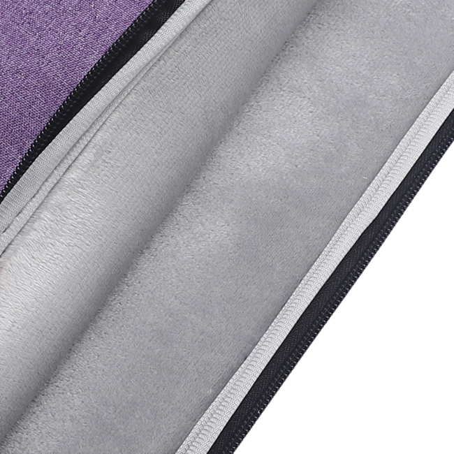 Case2go - Laptop Sleeve geschikt voor Macbook, Laptop en Chromebook - Met extra Vak - Laptoptas - Laptophoes - 14 Inch - Paars