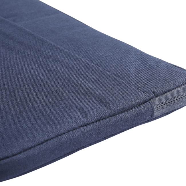 Case2go - Laptop Sleeve geschikt voor Macbook, Laptop en Chromebook - Met extra Vak - Laptoptas - Laptophoes - 14 Inch - Donker Blauw