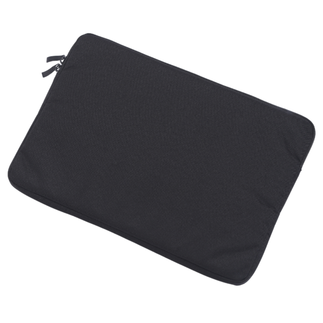Case2go - Laptop Sleeve geschikt voor Macbook, Laptop en Chromebook - Met extra Vak - Laptoptas - Laptophoes - 12 Inch - Zwart