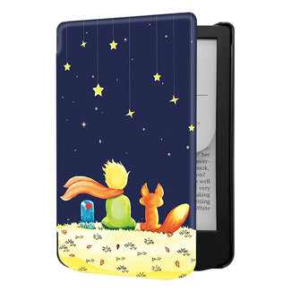 Case2go Case2go - E-reader hoes geschikt voor Pocketbook Verse Lite (2025) - Hardcase - Sleepcover - Magnetische Sluiting - Sterrennacht