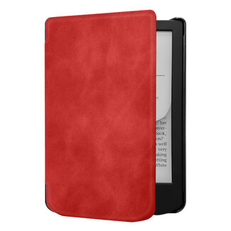 Case2go Case2go - E-reader hoes geschikt voor Pocketbook Verse Lite (2025) - Hardcase - Sleepcover - Magnetische Sluiting - Rood Case2go Case2go - E-reader hoes geschikt voor Pocketbook Verse Lite (2025) - Hardcase - Sleepcover - Magnetische Sluiting - Rood