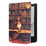 Case2go - E-reader hoes geschikt voor Pocketbook Verse Lite (2025) - Hardcase - Sleepcover - Magnetische Sluiting - Bibliotheek