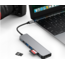 Case2go - USB C Hub - 6 in 1 - 4K HDMI - USB C 100W - SD / Micro SD / TF Kaart lezer - USB A 3.0 - Docking Station - USB Splitter - USB C USB A - Geschikt voor Macbook Pro / Air / Windows / Universeel