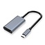 Case2go - USB-C Naar HDMI Adapter - 4K - 30 Hz - USB C HDMI kabel - Converter - Grijs