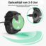 Case2go - USB Type C - Garmin Oplaadkabel - 1 m - Compatibel met Garmin Instinct / Forerunner / Fenix / Venu / Venu SQ / Vivoactive / Epix Pro / Vivomove / Fenix / Approuch - USB-oplaadkabel oplader - Zwart