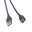 USB A - Garmin Oplaadkabel - 1 m - Braided Kabel - Compatibel met Garmin Instinct / Forerunner / Fenix / Venu / Venu SQ / Vivoactive / Epix Pro / Vivomove / Fenix / Approuch - USB-oplaadkabel oplader - Zwart