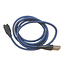 USB A - Garmin Oplaadkabel - 1 m - Braided Kabel - Compatibel met Garmin Instinct / Forerunner / Fenix / Venu / Venu SQ / Vivoactive / Epix Pro / Vivomove / Fenix / Approuch - USB-oplaadkabel oplader - Zwart