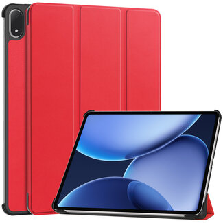 Case2go Case2go - Tablet hoes geschikt voor OnePlus Pad 3 - 13.2 Inch - Tri-Fold Book Case - Auto Wake/Sleep functie - Rood