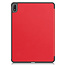 Case2go - Tablet hoes geschikt voor OnePlus Pad 3 - 13.2 Inch - Tri-Fold Book Case - Auto Wake/Sleep functie - Rood