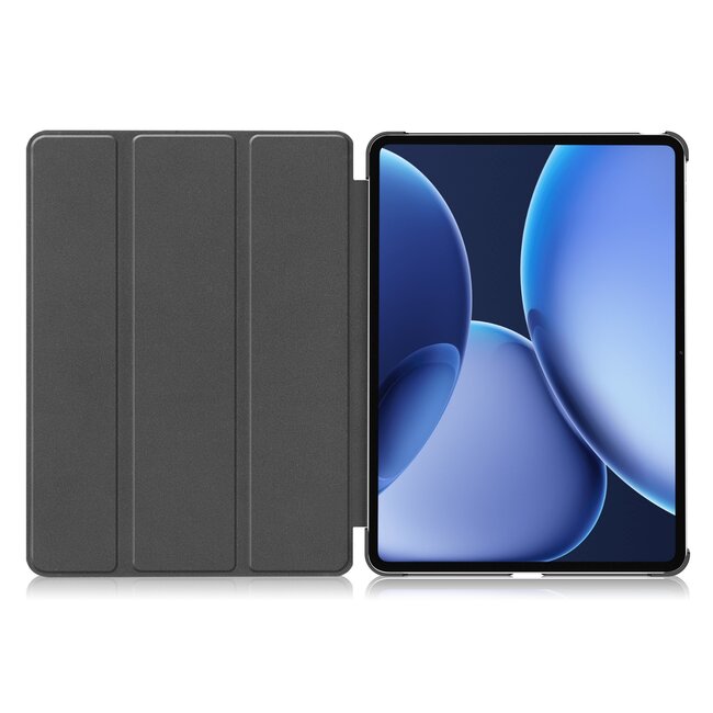 Case2go - Tablet hoes geschikt voor OnePlus Pad 3 - 13.2 Inch - Tri-Fold Book Case - Auto Wake/Sleep functie - Rood