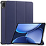 Case2go - Tablet hoes geschikt voor OnePlus Pad 3 - 13.2 Inch - Tri-Fold Book Case - Auto Wake/Sleep functie - Donker Blauw