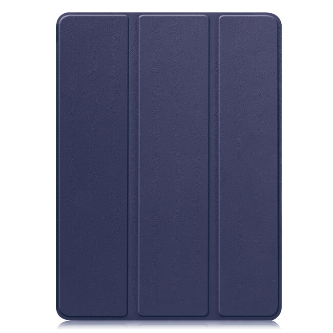 Case2go - Tablet hoes geschikt voor OnePlus Pad 3 - 13.2 Inch - Tri-Fold Book Case - Auto Wake/Sleep functie - Donker Blauw