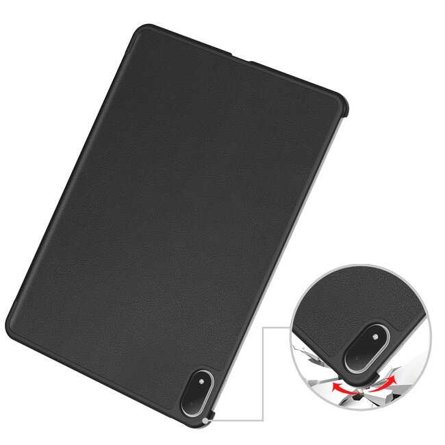 Case2go - Tablet hoes geschikt voor OnePlus Pad 3 - 13.2 Inch - Tri-Fold Book Case - Auto Wake/Sleep functie - Zwart
