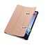 Case2go - Tablet hoes geschikt voor OnePlus Pad 3 - 13.2  Inch - Tri-Fold Book Case - Auto Wake/Sleep functie - Rose Goud