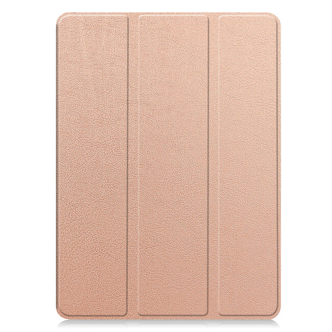 Case2go - Tablet hoes geschikt voor OnePlus Pad 3 - 13.2  Inch - Tri-Fold Book Case - Auto Wake/Sleep functie - Rose Goud