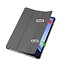 Case2go - Tablet hoes geschikt voor OnePlus Pad 3 - 13.2 Inch - Tri-Fold Book Case - Auto Wake/Sleep functie - Grijs