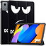 Case2go - Tablet hoes geschikt voor Lenovo Idea Tab - 11 Inch - Tri-Fold Book Case - Auto Wake/Sleep functie - Dont Touch Me