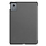 Case2go - Tablet hoes geschikt voor Lenovo Idea Tab - 11 Inch - Tri-Fold Book Case - Auto Wake/Sleep functie - Grijs