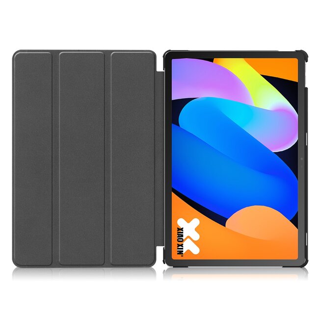 Case2go - Tablet hoes geschikt voor Lenovo Idea Tab - 11 Inch - Tri-Fold Book Case - Auto Wake/Sleep functie - Grijs