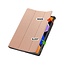 Case2go - Tablet hoes geschikt voor Lenovo Idea Tab - 11 Inch - Tri-Fold Book Case - Auto Wake/Sleep functie - Rose Goud