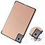 Case2go - Tablet hoes geschikt voor Lenovo Idea Tab - 11 Inch - Tri-Fold Book Case - Auto Wake/Sleep functie - Rose Goud